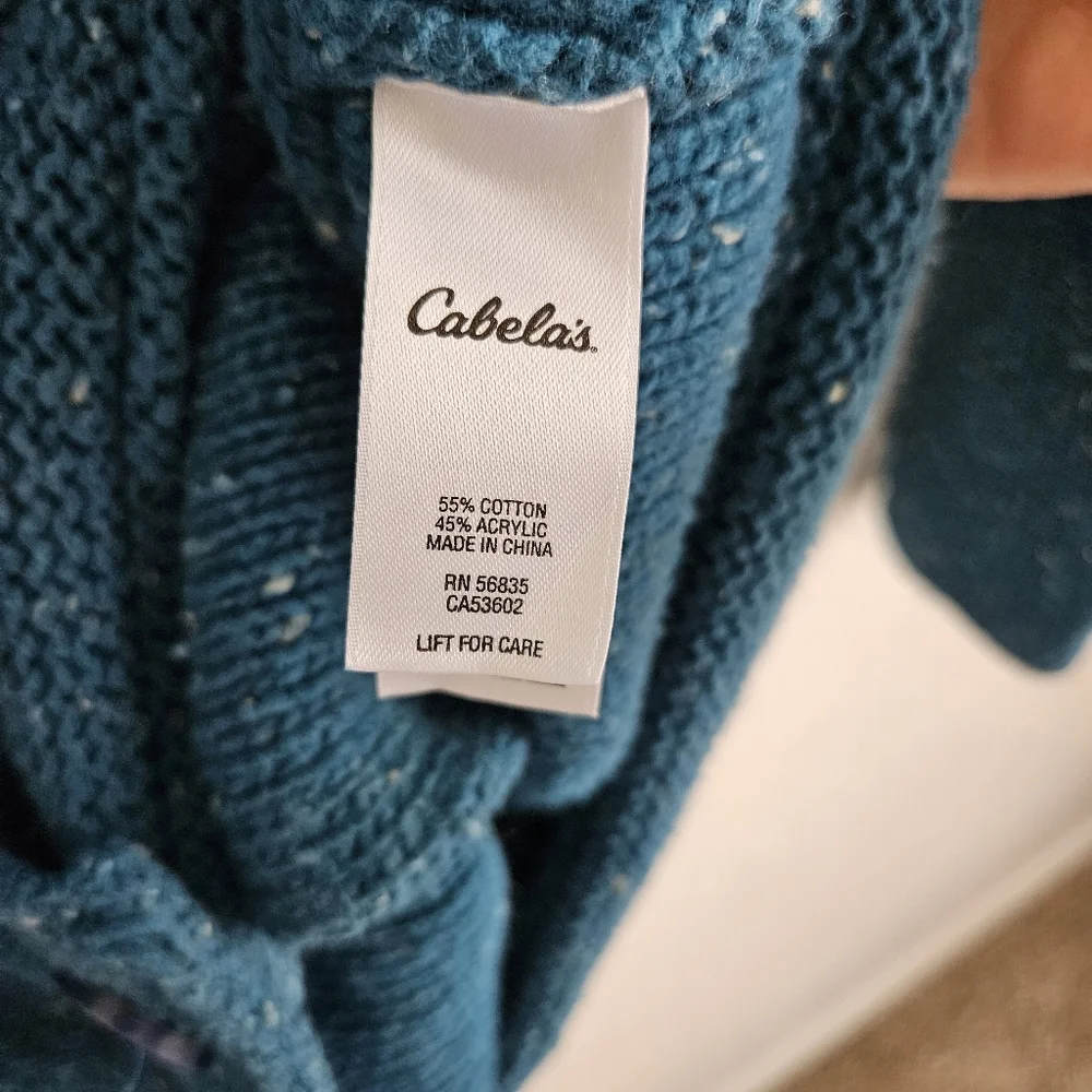 Cabela's Oversized Cardigan Sweater Womens XL - Picture 8 of 11